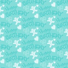 Happy Birthday seamless pattern texture background N4