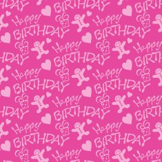 Happy Birthday seamless pattern texture background N5