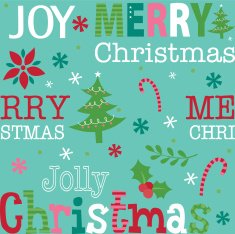 Seamless Christmas Pattern Illustration
