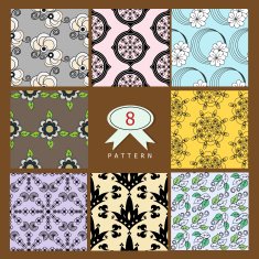 Set of seamless patterns N42