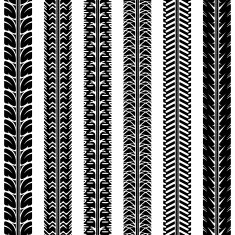 Collection tire tracks Set of 6 pieces N2