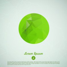 Abstract polygonal background N136
