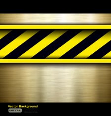 Background with warning stripes N3