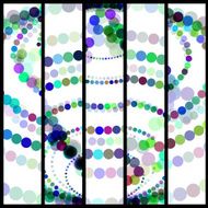 Abstract circles illustration N6
