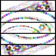 Abstract circles illustration N7