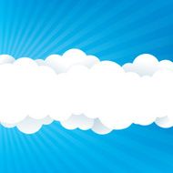 blue sky with clouds N26