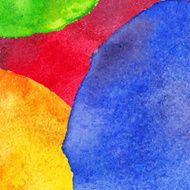 Abstract colorful watercolor background