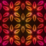 Fire red vector abstract seamless pattern