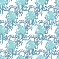 Jellyfish sea pattern N2