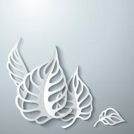 Paper Leaves Background