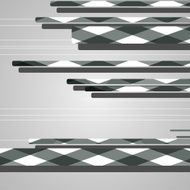 Abstract futuristic geometric shapes N67