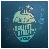 Summer Holidays Related Vintage Label