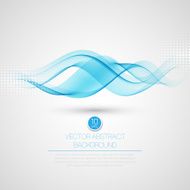 Wave smoke background Vector illustration N4
