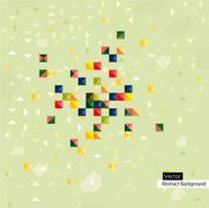 Colorful abstract pattern N14