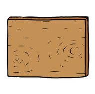 single wood plank