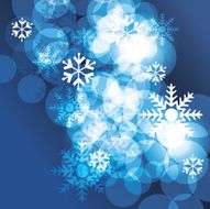 christmas background with snowflakes N19