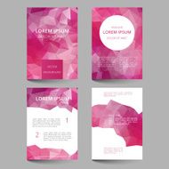 Document template low poly design N2