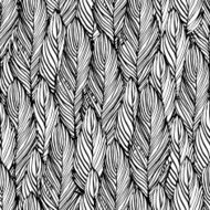 Outline feather seamless pattern N2