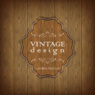 Wooden texture vector background in vintage style