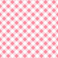 seamless pattern of a pink white plaid tablecloth