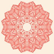 round red pattern