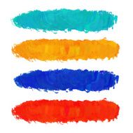 Watercolor colorful paint spots