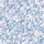 Geometric Background with Blue and Purple Random Colored Triangles