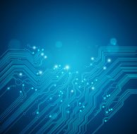 Abstract Circuit Board Vector Background