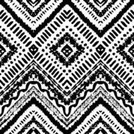 Hand drawn painted seamless pattern Vector illustration N79