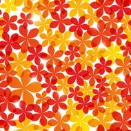 Seamless pattern with bright flowers N3