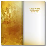 Gold crystal abstract pattern N5