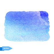 Watercolor blue paint stain N2