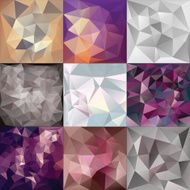 Polygonal Geometric backgrounds N4