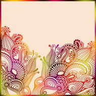 ornate floral pattern N28