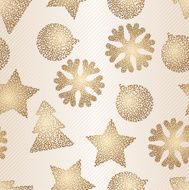 Christmas and Holidays seamless pattern Vector illustration N2