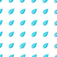 Seamless simple leaves background