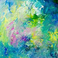 abstract impasto oil paints
