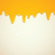 Vector background with sweet honey cream