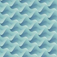 Abstract Sea Waves Seamless Pattern