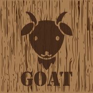 Goats sheep icon and symbol