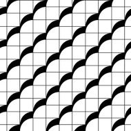 Ornate tiles seamless pattern geometric vector background N4