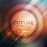 Circular futuristic background Vector illustration N2