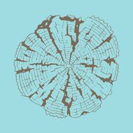 Tree-rings Vector graphics