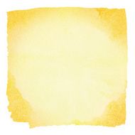 Painted orange watercolor square Design element