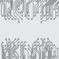 Abstract background with a circuit board texture