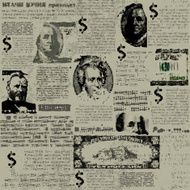 Seamless background pattern Money