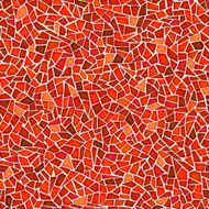 Seamless pattern of red glass mosaic
