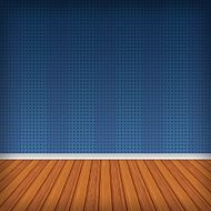 Blue empty room interior with wallpaper High resolution textur