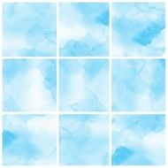Set of Colorful water color painting background N2