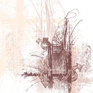 Grunge background with arrows